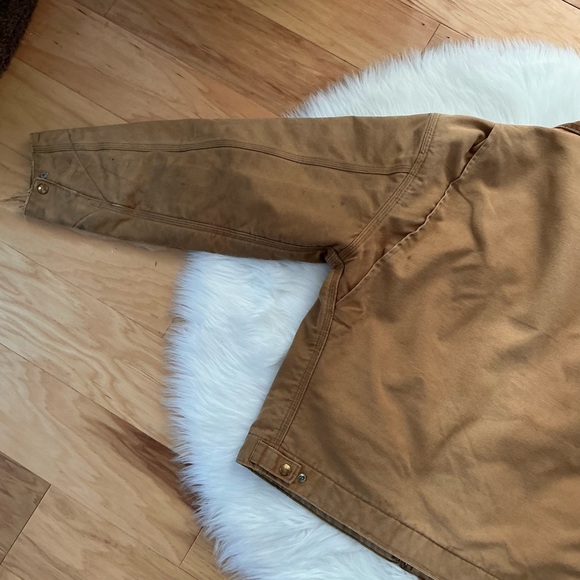 Vintage 1994 Carhartt Detroit Jacket 6BLJ Blanket Lined Sz 42 (Large)Made in USA - Picture 12 of 14
